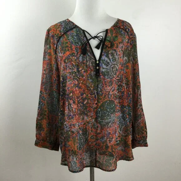 Anthropologie Edme & Esyllte Blouse 12 - Picture 3 of 10